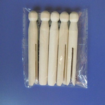 Natural Custom Wooden Dolly Peg DIY Crafts Wooden Dolly Peg Clothes Pins