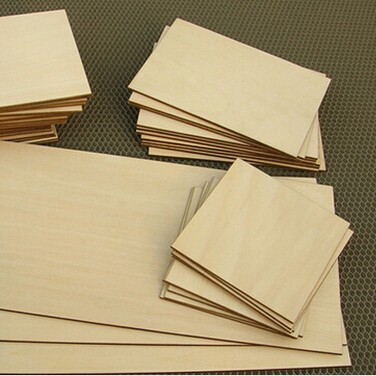 wood pieces 200*250mm kids painting material plywood laser cutting wood square pieces