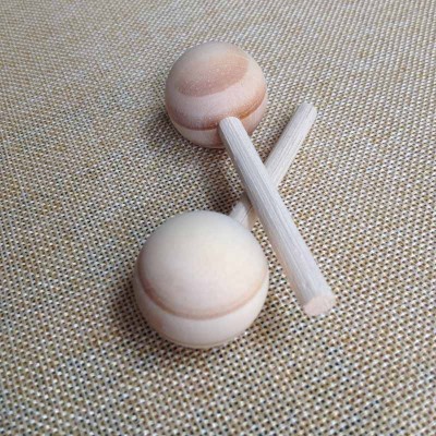 pine wood aroma ball 27mm with 6mm rattan diffuser stick wood aroma ball